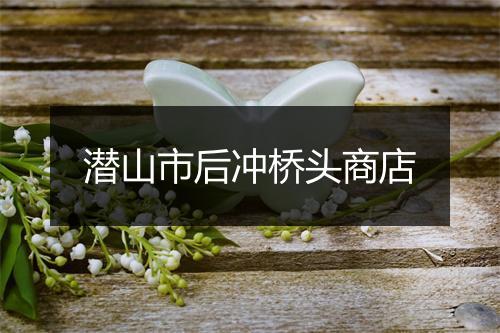 潜山市后冲桥头商店