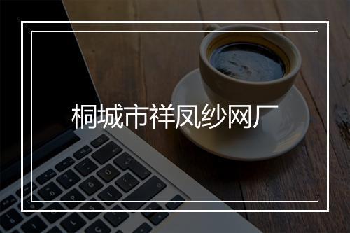 桐城市祥凤纱网厂