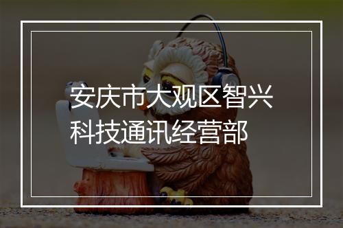 安庆市大观区智兴科技通讯经营部
