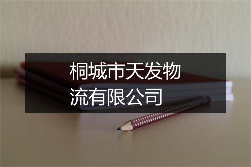 桐城市天发物流有限公司