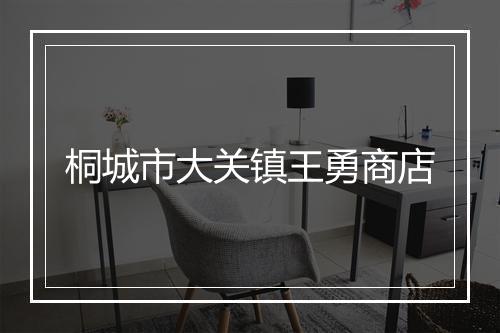 桐城市大关镇王勇商店