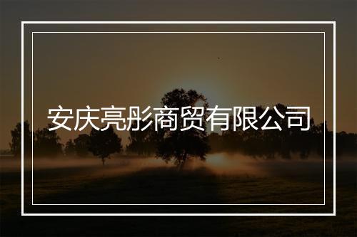 安庆亮彤商贸有限公司