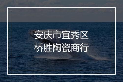 安庆市宜秀区桥胜陶瓷商行