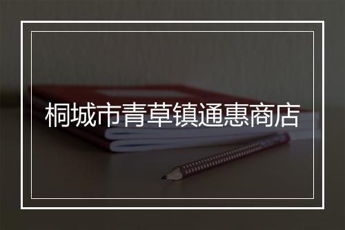 桐城市青草镇通惠商店