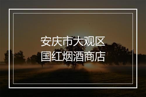 安庆市大观区国红烟酒商店