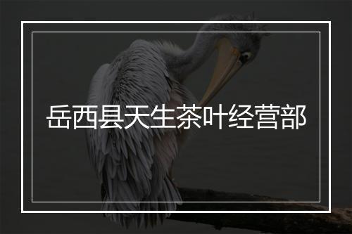 岳西县天生茶叶经营部