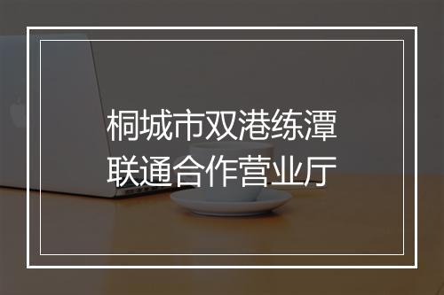 桐城市双港练潭联通合作营业厅