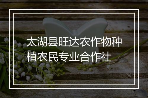 太湖县旺达农作物种植农民专业合作社