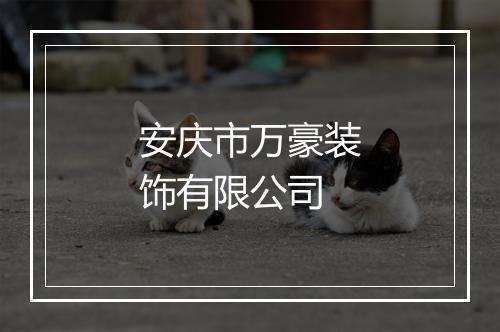 安庆市万豪装饰有限公司