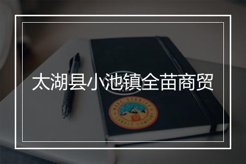 太湖县小池镇全苗商贸