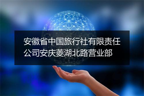 安徽省中国旅行社有限责任公司安庆菱湖北路营业部