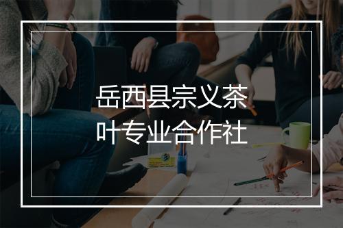 岳西县宗义茶叶专业合作社