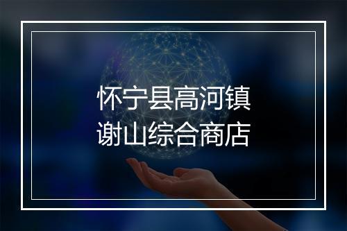 怀宁县高河镇谢山综合商店