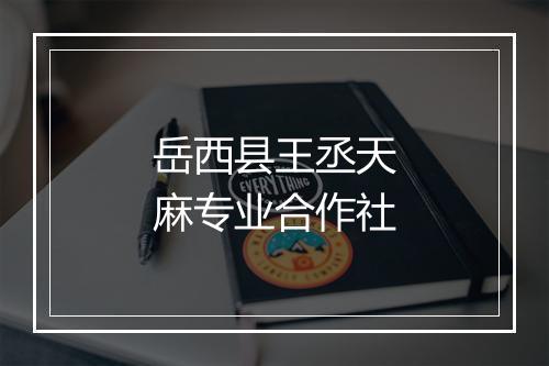 岳西县王丞天麻专业合作社