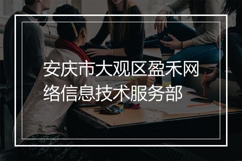 安庆市大观区盈禾网络信息技术服务部