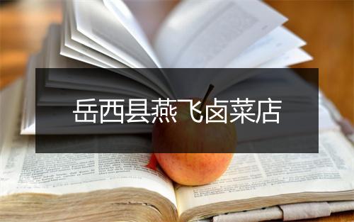 岳西县燕飞卤菜店