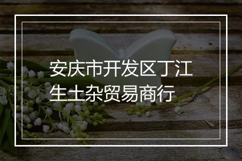 安庆市开发区丁江生土杂贸易商行