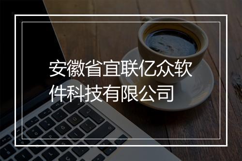 安徽省宜联亿众软件科技有限公司