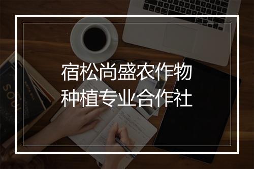 宿松尚盛农作物种植专业合作社