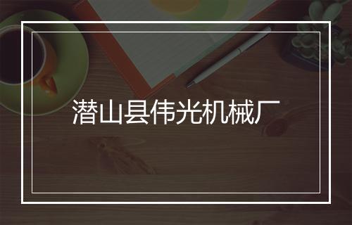 潜山县伟光机械厂