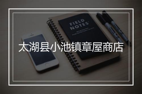 太湖县小池镇章屋商店