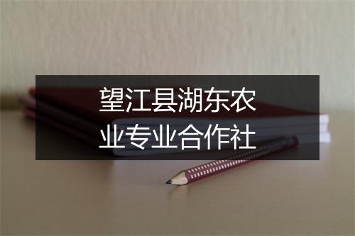 望江县湖东农业专业合作社