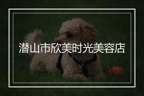 潜山市欣美时光美容店