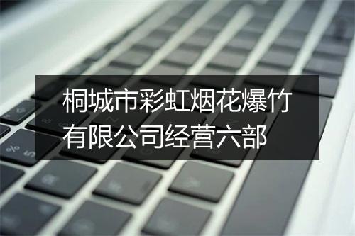 桐城市彩虹烟花爆竹有限公司经营六部