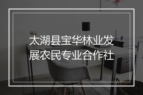 太湖县宝华林业发展农民专业合作社