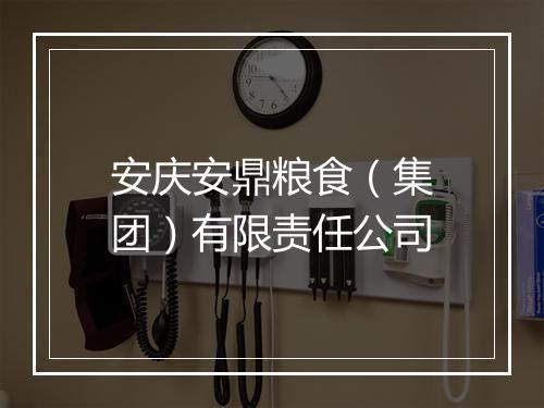 安庆安鼎粮食（集团）有限责任公司