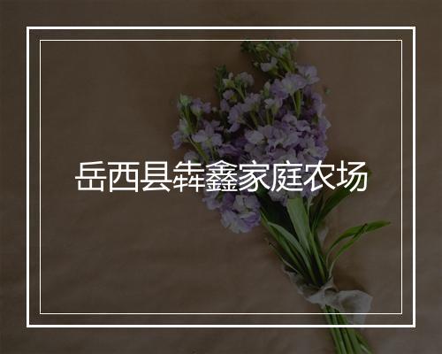 岳西县犇鑫家庭农场