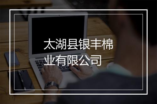 太湖县银丰棉业有限公司