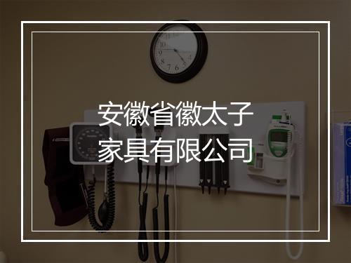 安徽省徽太子家具有限公司