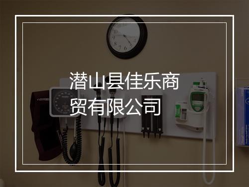 潜山县佳乐商贸有限公司