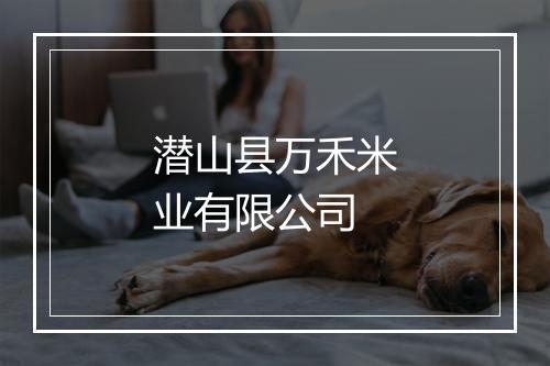 潜山县万禾米业有限公司