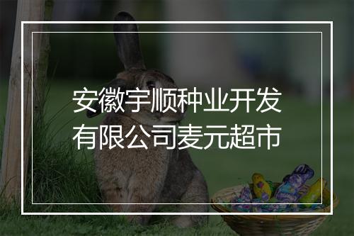 安徽宇顺种业开发有限公司麦元超市