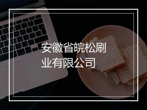 安徽省皖松刷业有限公司