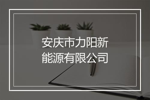 安庆市力阳新能源有限公司