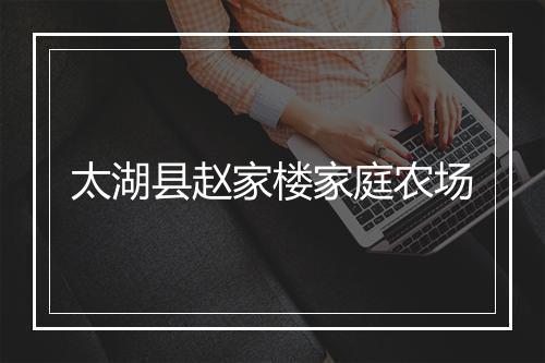 太湖县赵家楼家庭农场