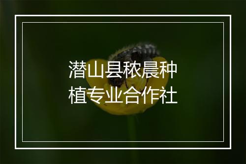 潜山县秾晨种植专业合作社