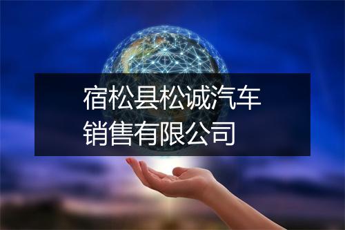 宿松县松诚汽车销售有限公司