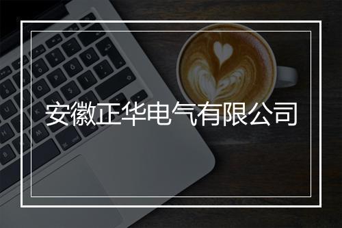 安徽正华电气有限公司