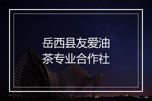 岳西县友爱油茶专业合作社