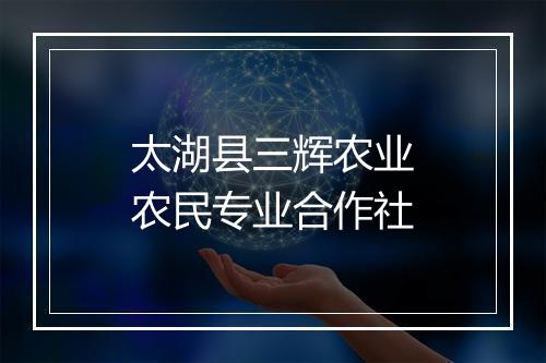 太湖县三辉农业农民专业合作社