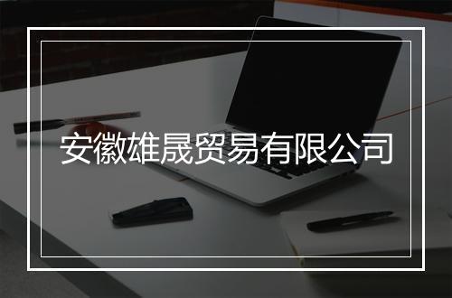 安徽雄晟贸易有限公司