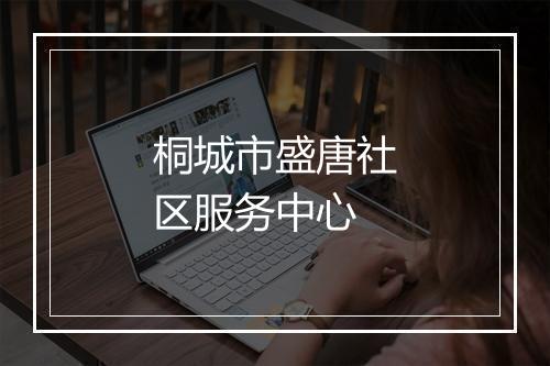桐城市盛唐社区服务中心