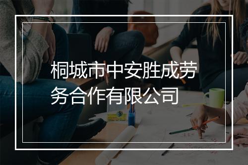 桐城市中安胜成劳务合作有限公司
