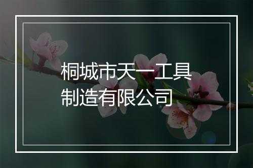 桐城市天一工具制造有限公司