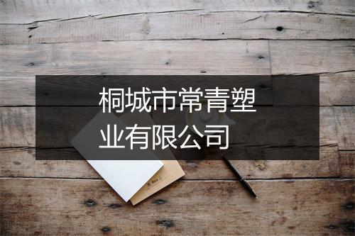 桐城市常青塑业有限公司