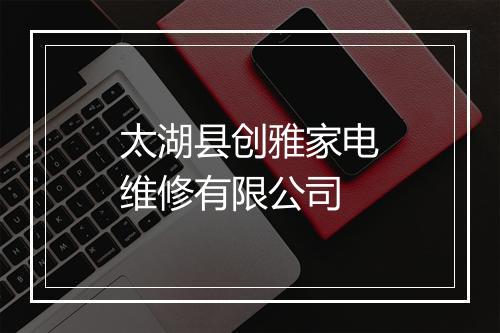 太湖县创雅家电维修有限公司